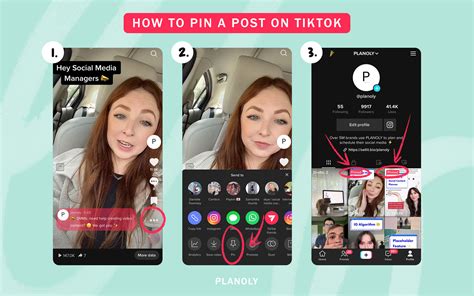 How To Pin a TikTok Video After Posting .